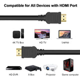 High-Speed HDMI Cables, CENTROPOWER HDMI Cord with Ethernet Audio Return(ARC) Compatible UHD TV, Blu-Ray, Xbox, PS4/3, PC, Apple TV 1 Pack (16.5FT)