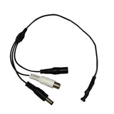 2 Pack of CCTV Security Microphone Audio Outdoor MIC Cable For DVR Security Camera (CT-MIC002)